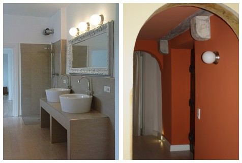 Badezimmer und Flur nach Feng Shui